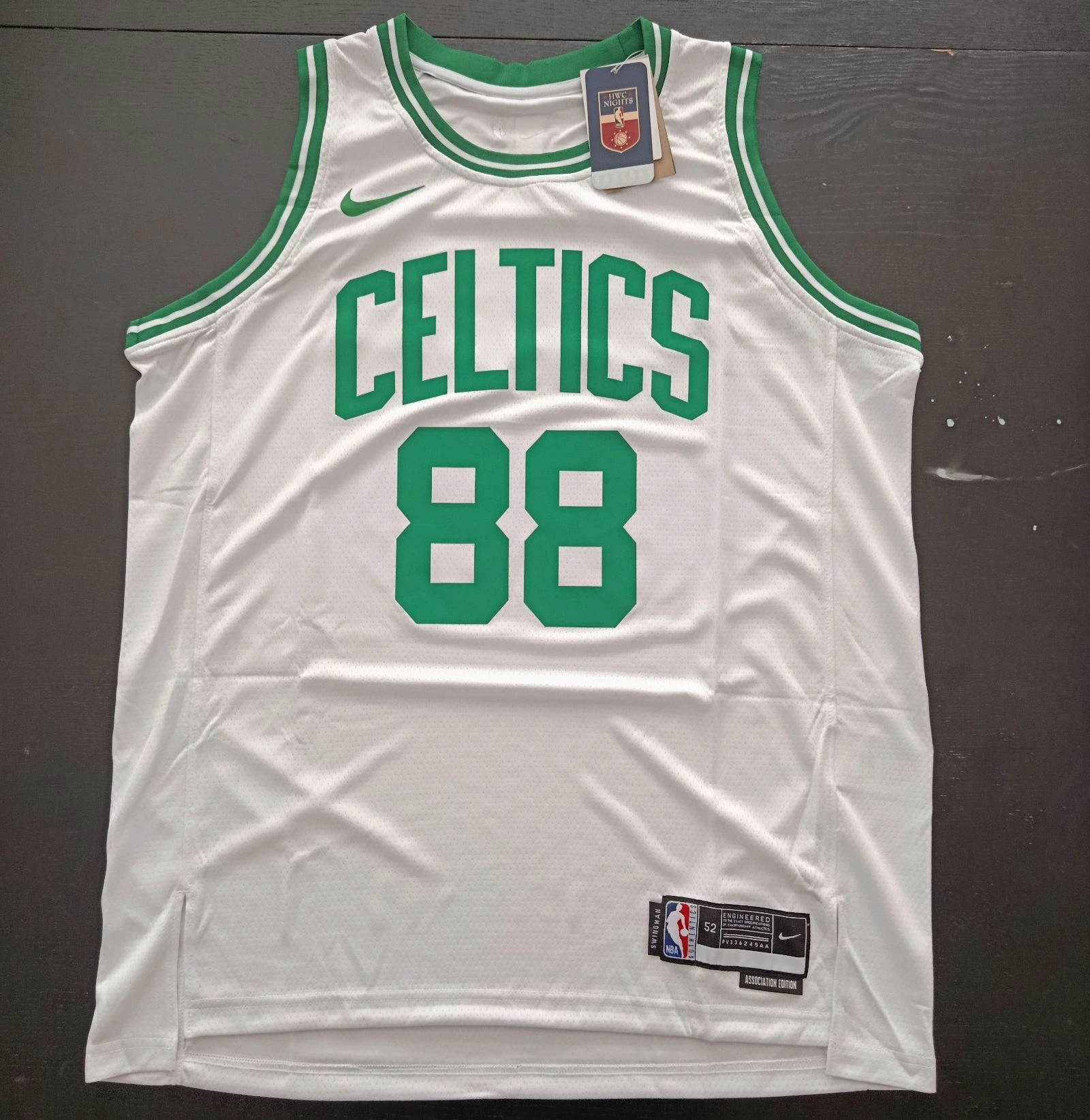 Camisola Celtics, tamanho XL, Nome: Queta, N°88